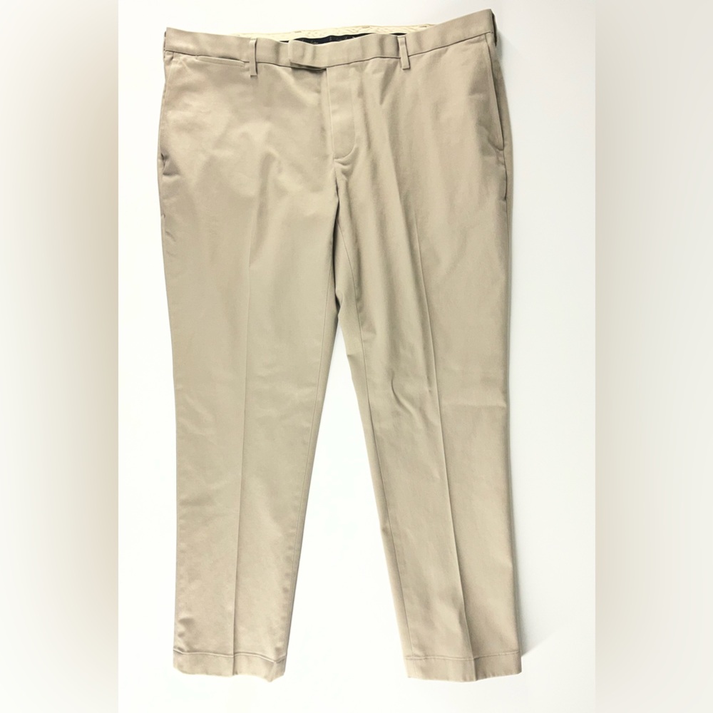 Brooks Brothers Advantage Chino Stretch SOHO Light Tan Khaki Mens Size 40 x 30